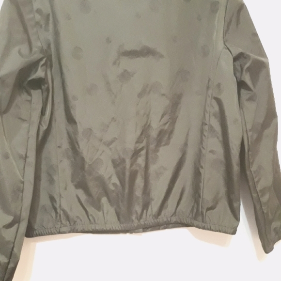 Madison Hill Embroidered lining Windbreaker olive green jacket size Medi… - Picture 10 of 12